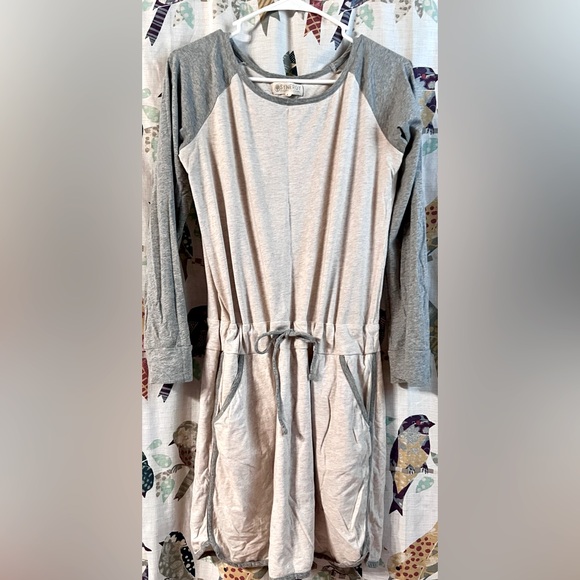 SYNERGY Long Sleeve Shirt Dress Size M - Picture 3 of 9